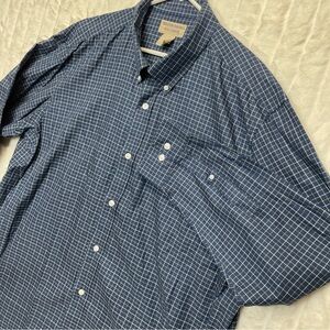 Duluth Trading Wrinkle Fighter Check Plaid Long Sleeve Button Shirt Men’s Sz XXL